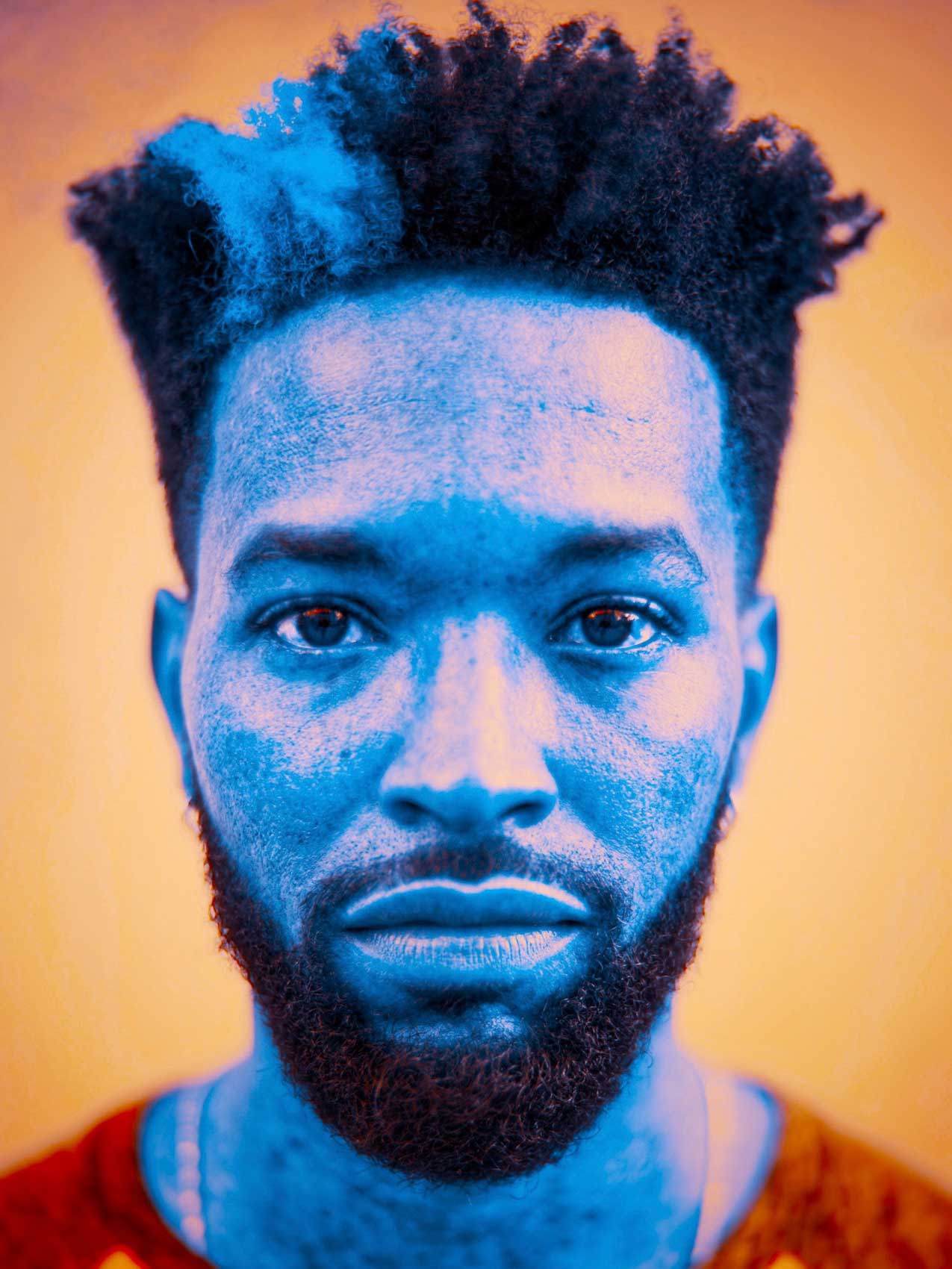 Blue Tone Portrait