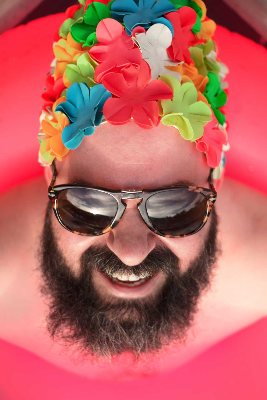 Flower Swim Cap Happiness