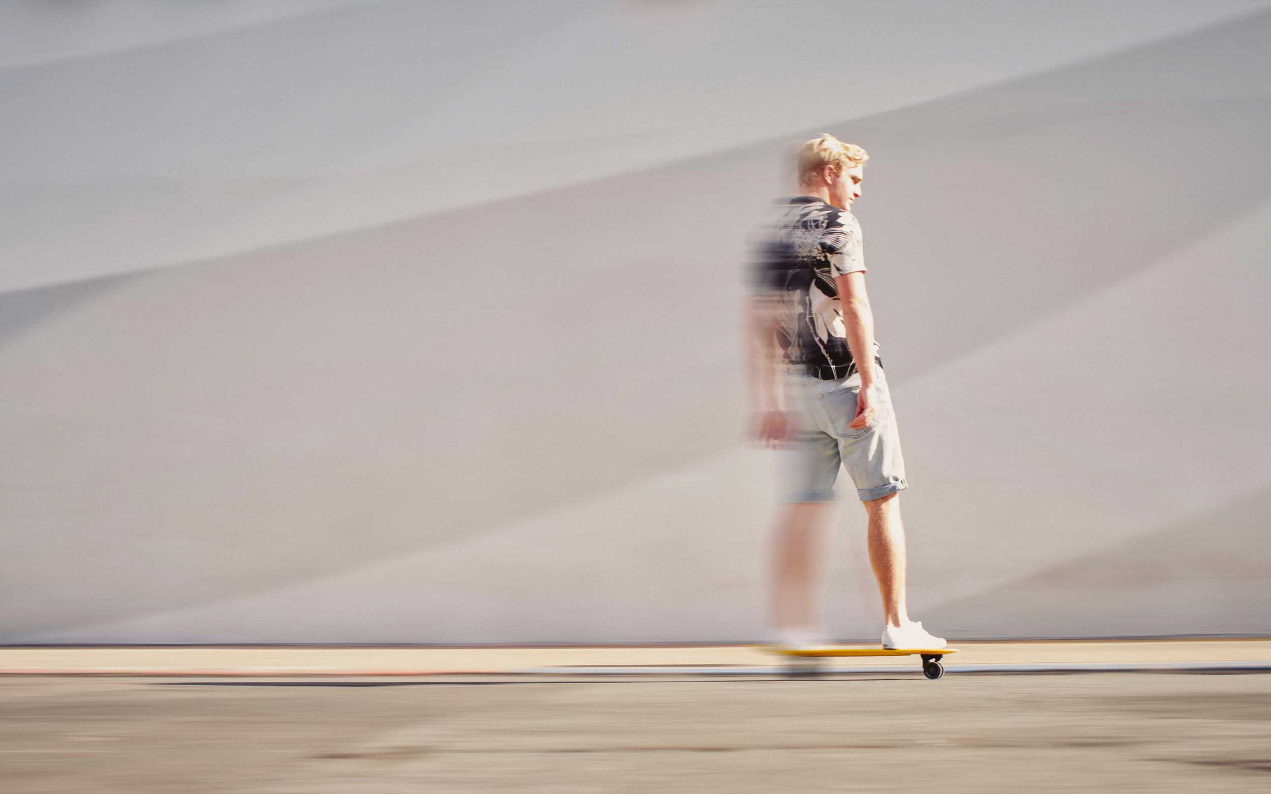 Coasting On A Skateboard