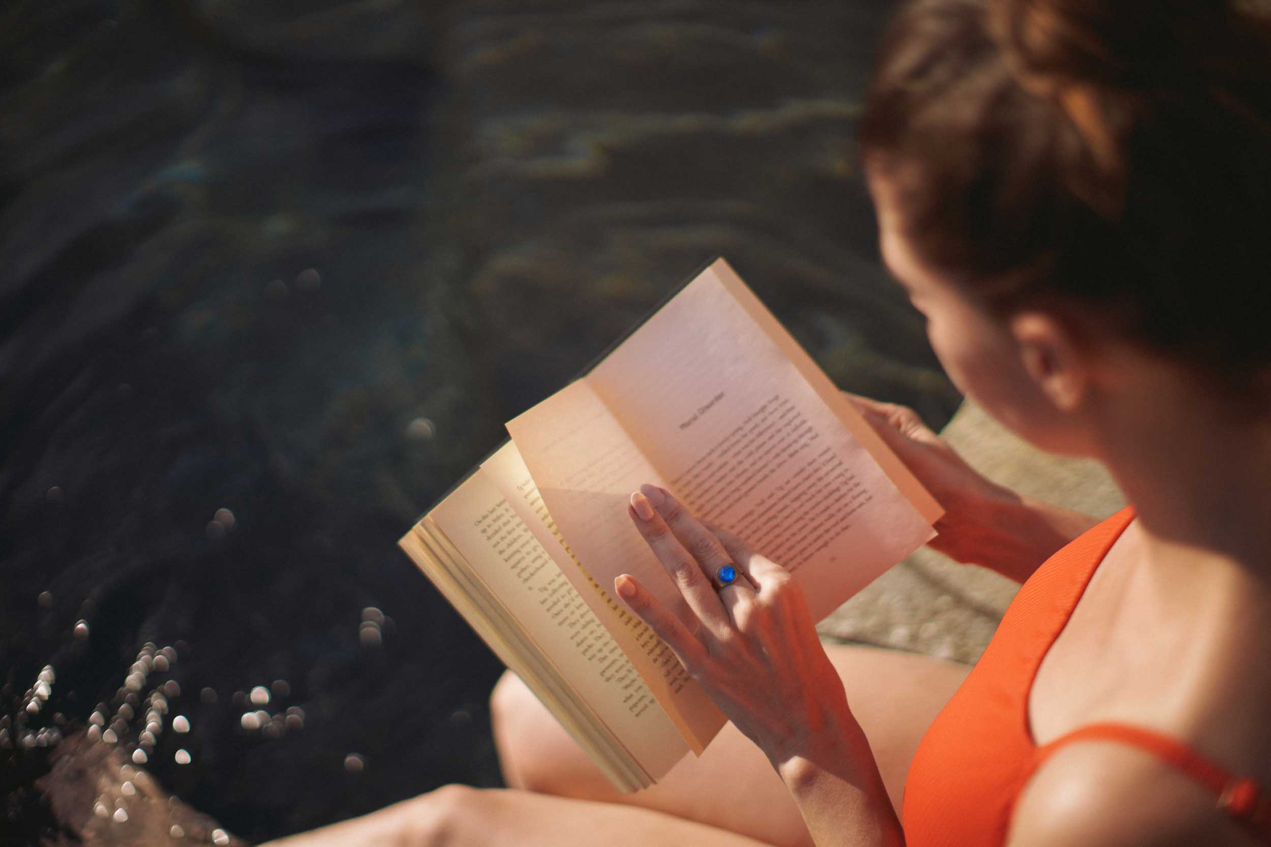 Reading With Feet In The Water